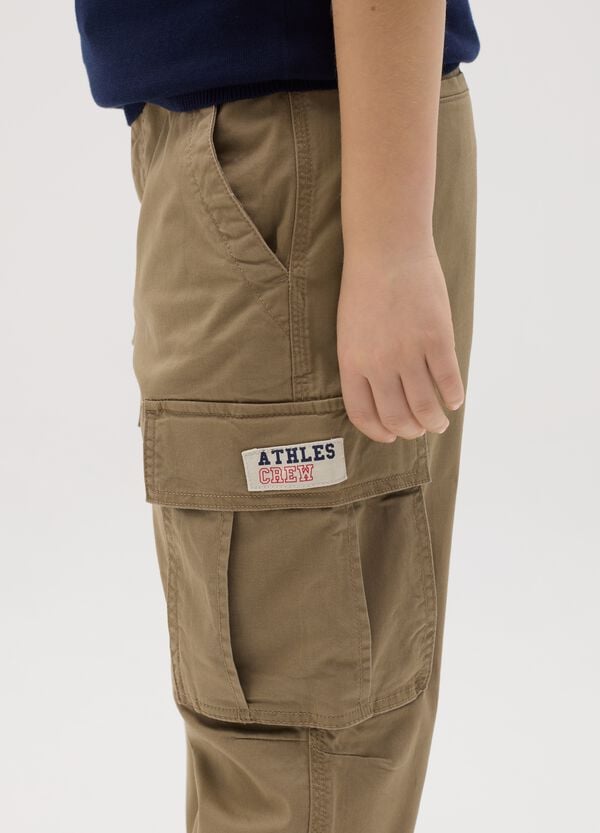 Ovs Pantaloni Cargo In Cotone Stretch