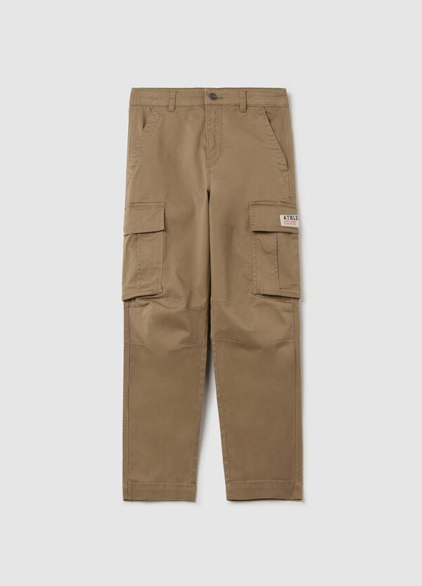 Ovs Pantaloni Cargo In Cotone Stretch