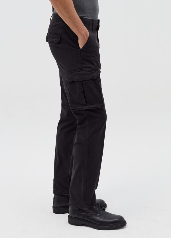 Ovs Pantaloni Cargo In Twill