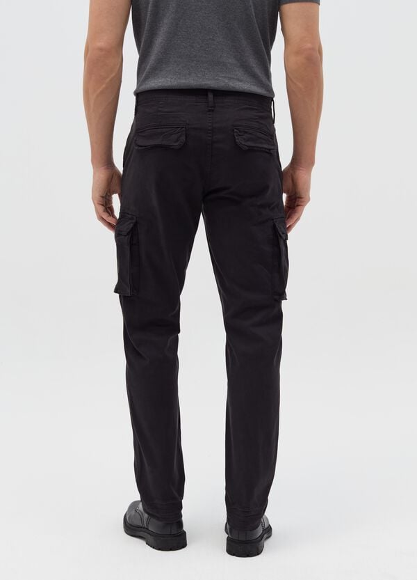 Ovs Pantaloni Cargo In Twill