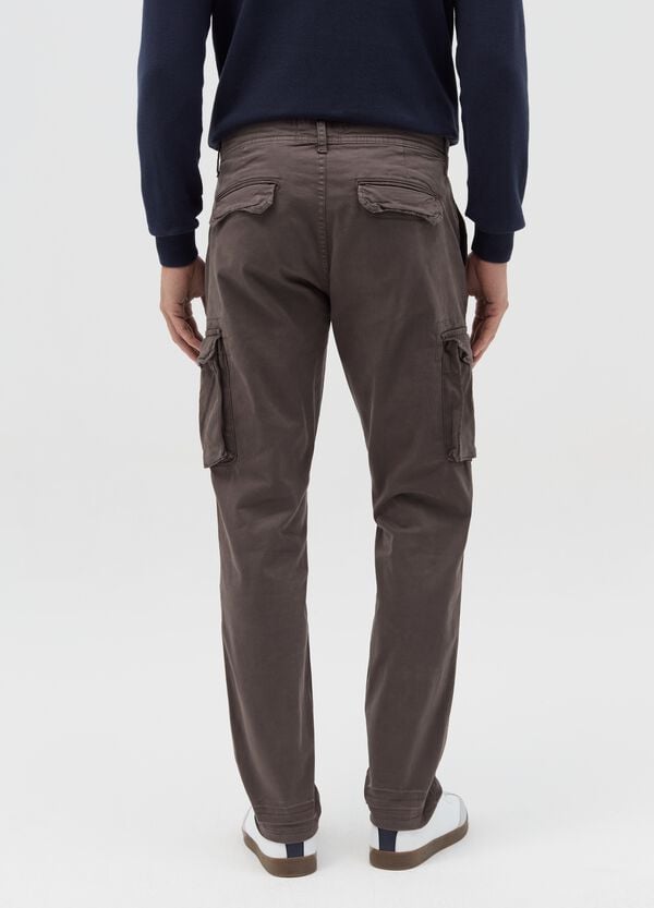 Ovs Pantaloni Cargo In Twill