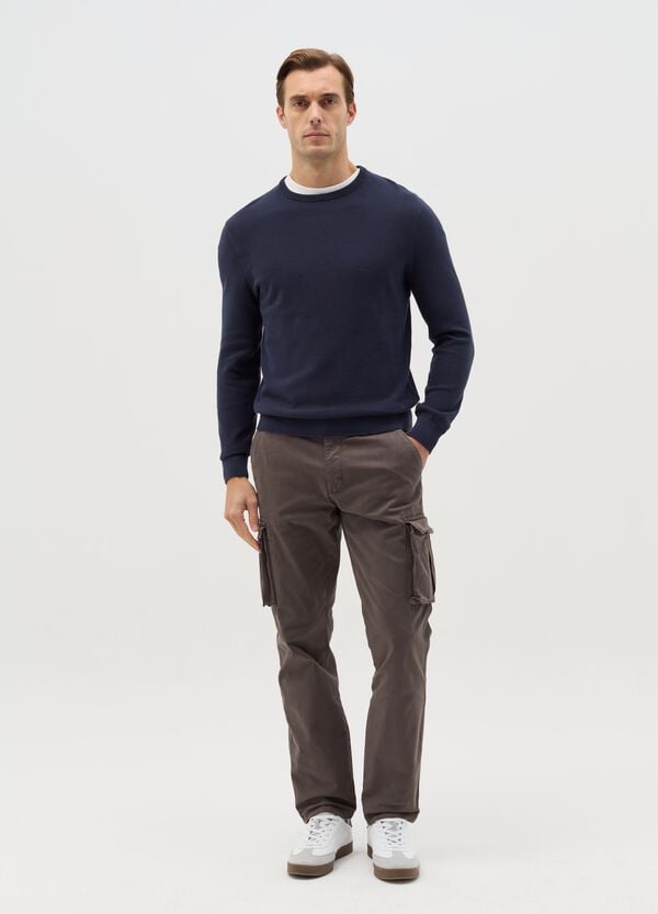 Ovs Pantaloni cargo in twill