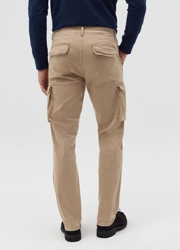 Ovs Pantaloni Cargo In Twill