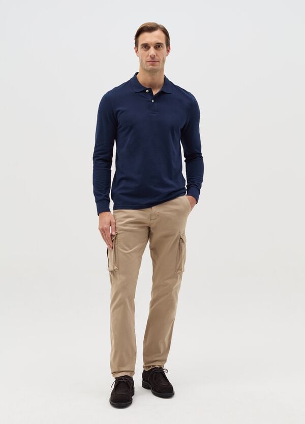 Ovs Pantaloni cargo in twill