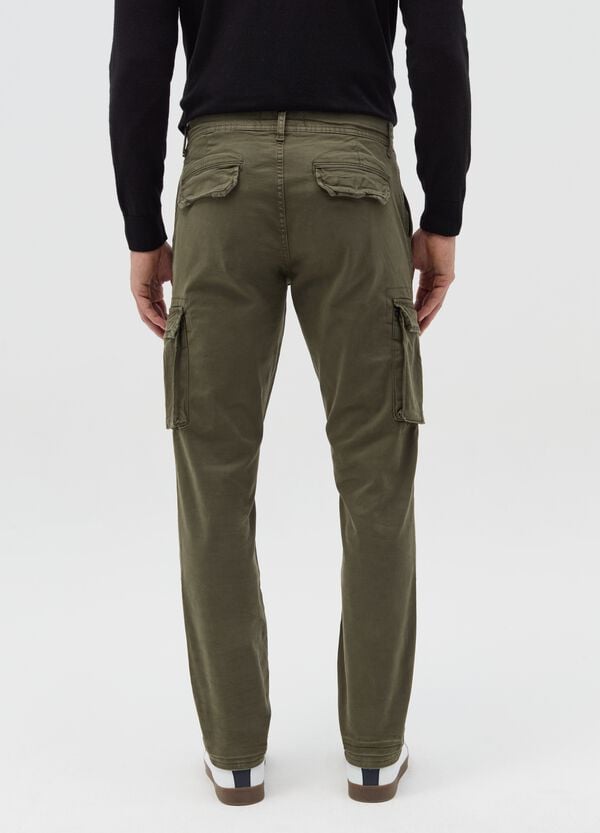 Ovs Pantaloni Cargo In Twill