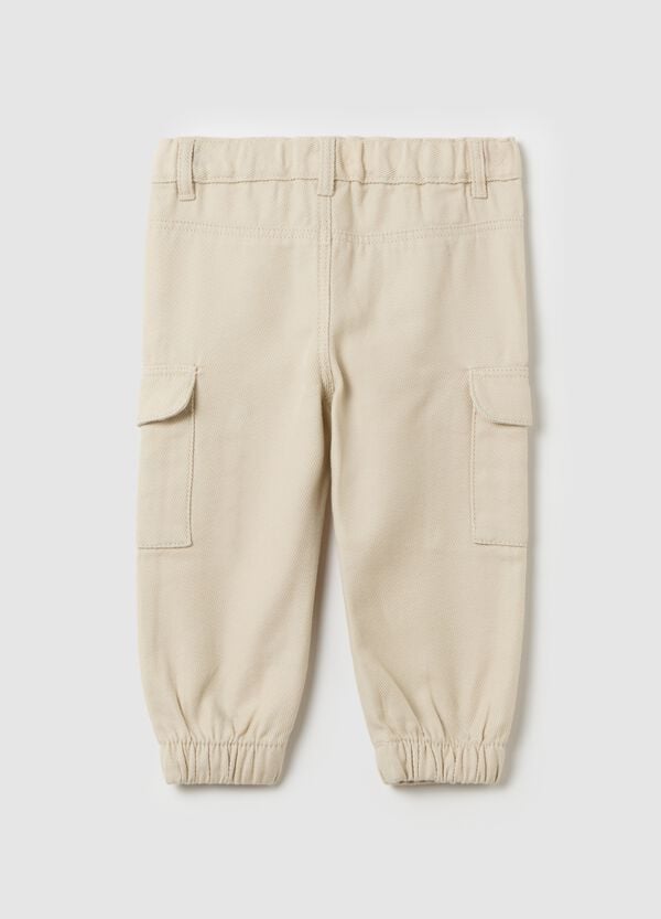 Ovs Pantaloni Cargo In Twill