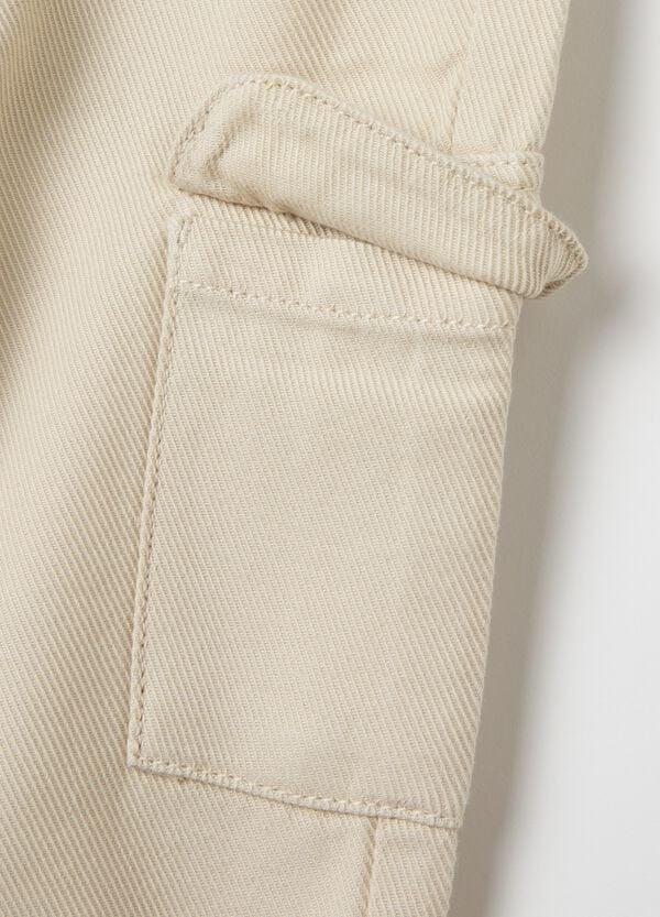 Ovs Pantaloni Cargo In Twill