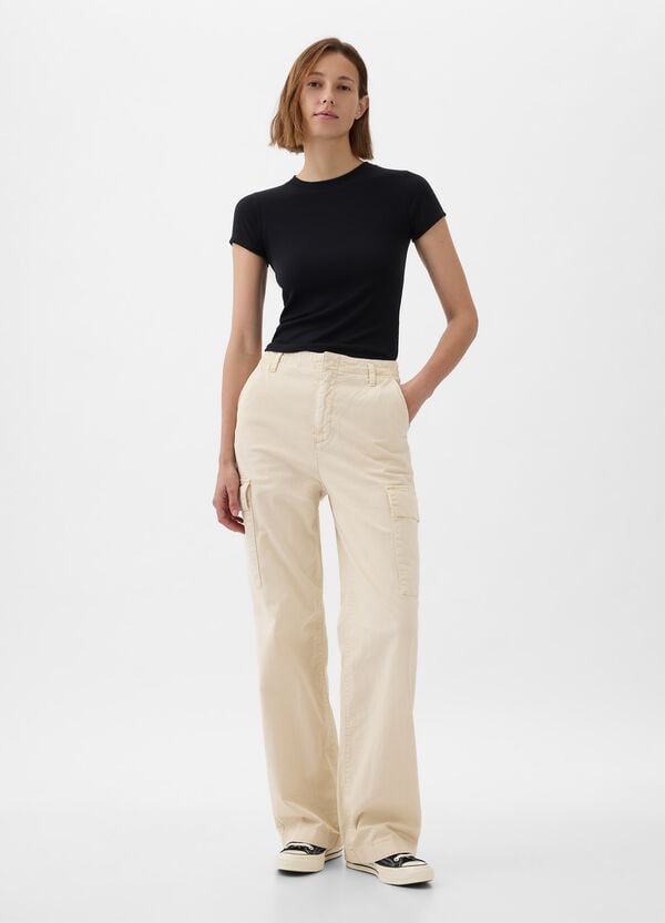 Ovs Pantaloni cargo loose fit in cotone