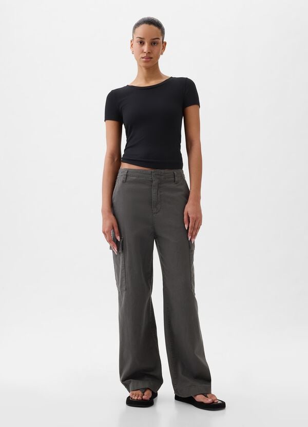 Ovs Pantaloni cargo loose fit in cotone