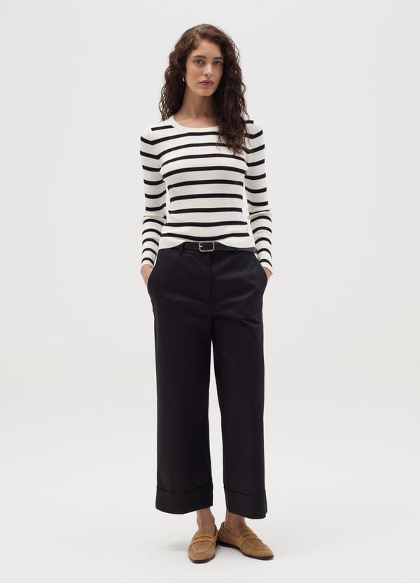 Ovs Pantaloni chino a gamba larga