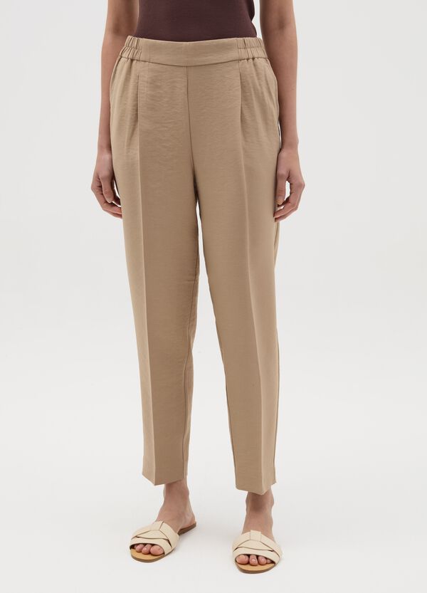 Ovs Pantaloni Chino Con Vita Elasticata