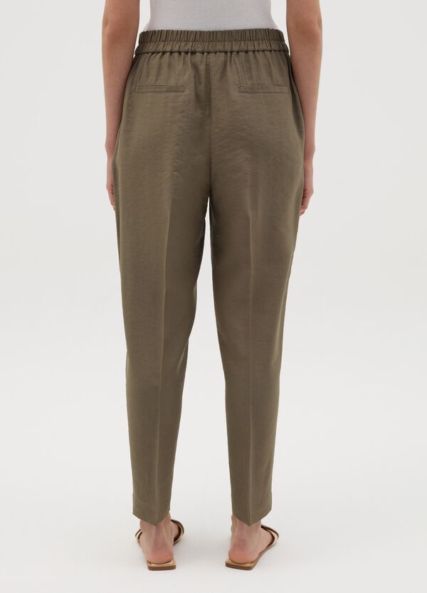 Ovs Pantaloni Chino Con Vita Elasticata