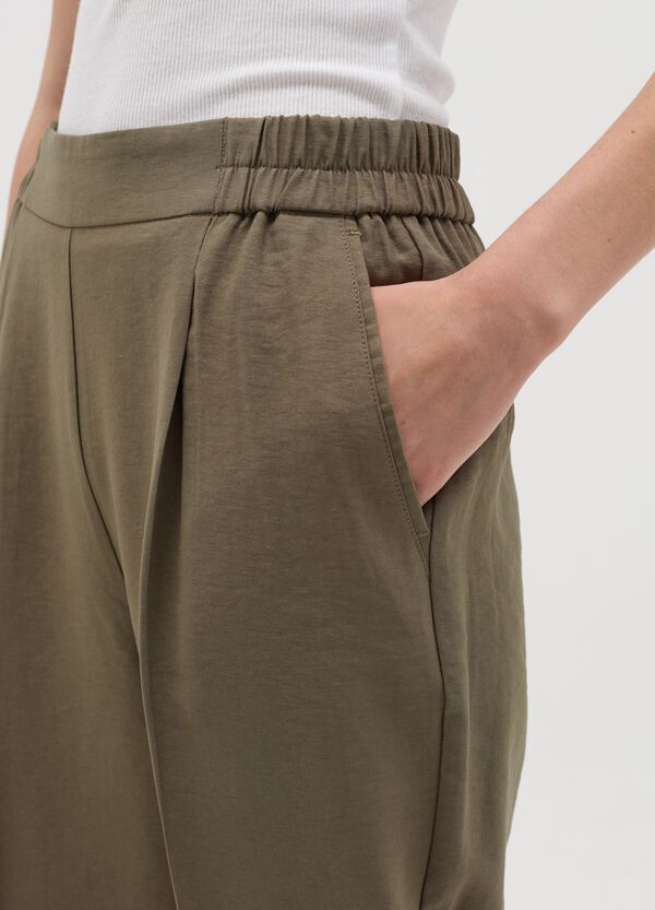 Ovs Pantaloni Chino Con Vita Elasticata