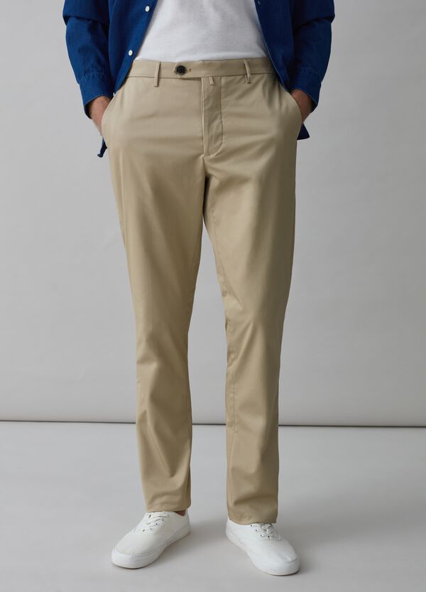 Ovs Pantaloni Chino In Cotone Elasticizzato