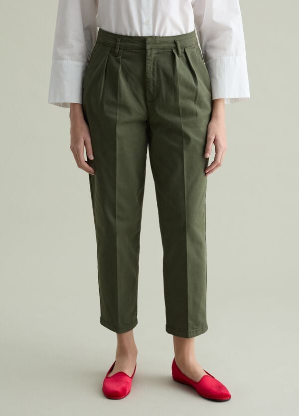 Ovs Pantaloni Chino In Cotone Stretch