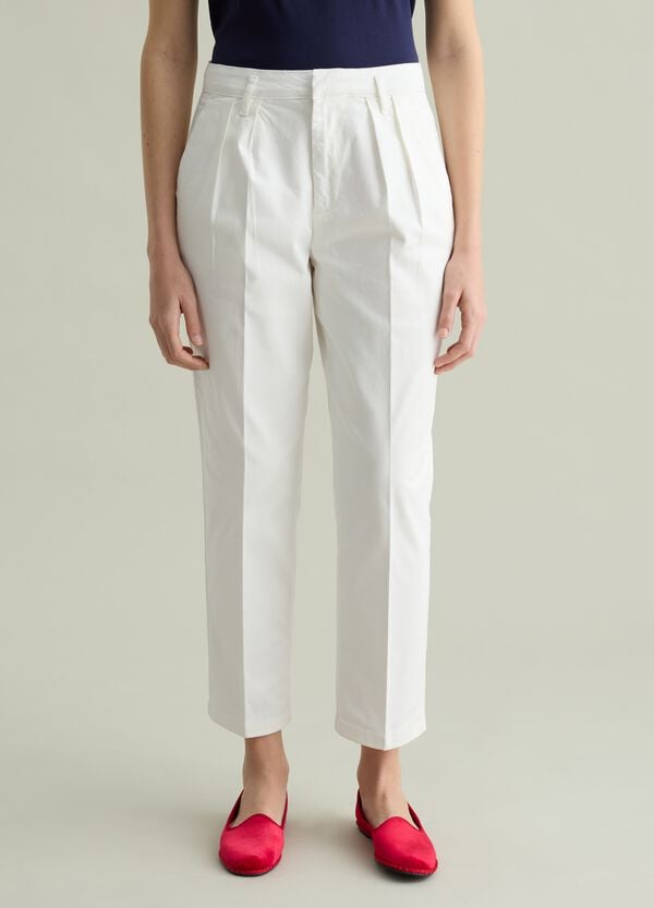 Ovs Pantaloni Chino In Cotone Stretch