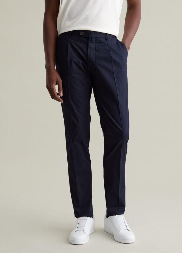 Ovs Pantaloni Chino In Cotone Stretch