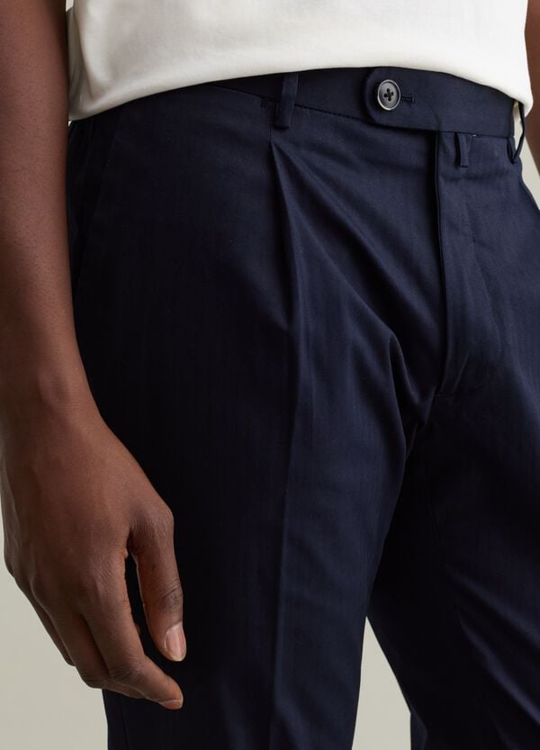 Ovs Pantaloni Chino In Cotone Stretch