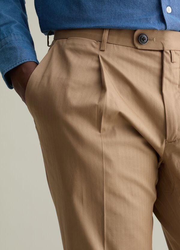 Ovs Pantaloni Chino In Cotone Stretch