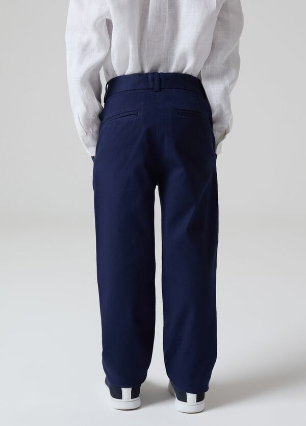 Ovs Pantaloni Chino In Cotone Stretch