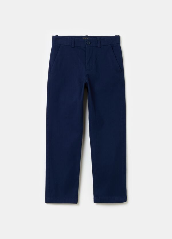 Ovs Pantaloni Chino In Cotone Stretch