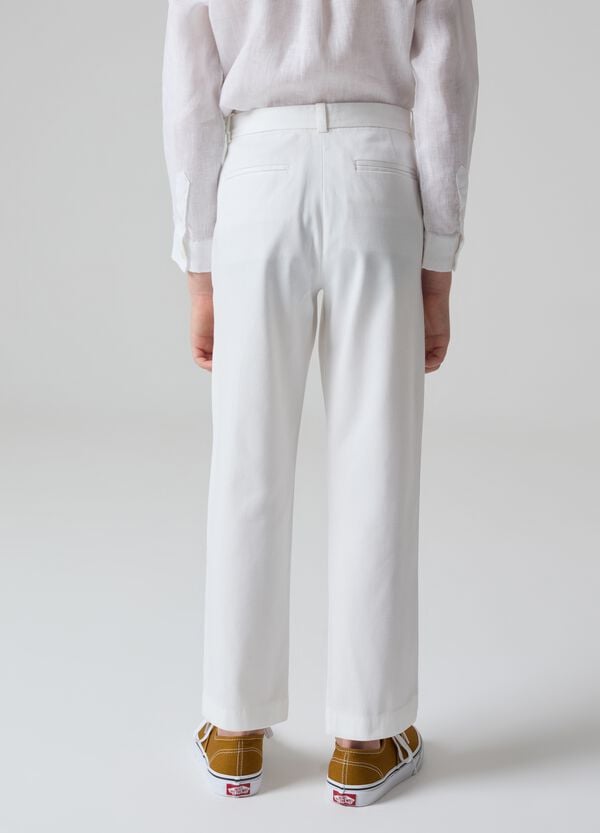 Ovs Pantaloni Chino In Cotone Stretch