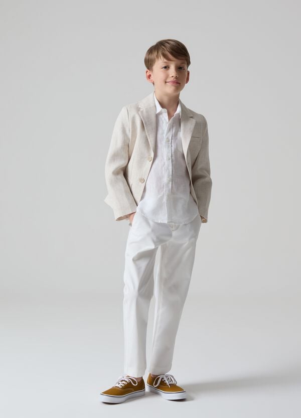 Ovs Pantaloni chino in cotone stretch