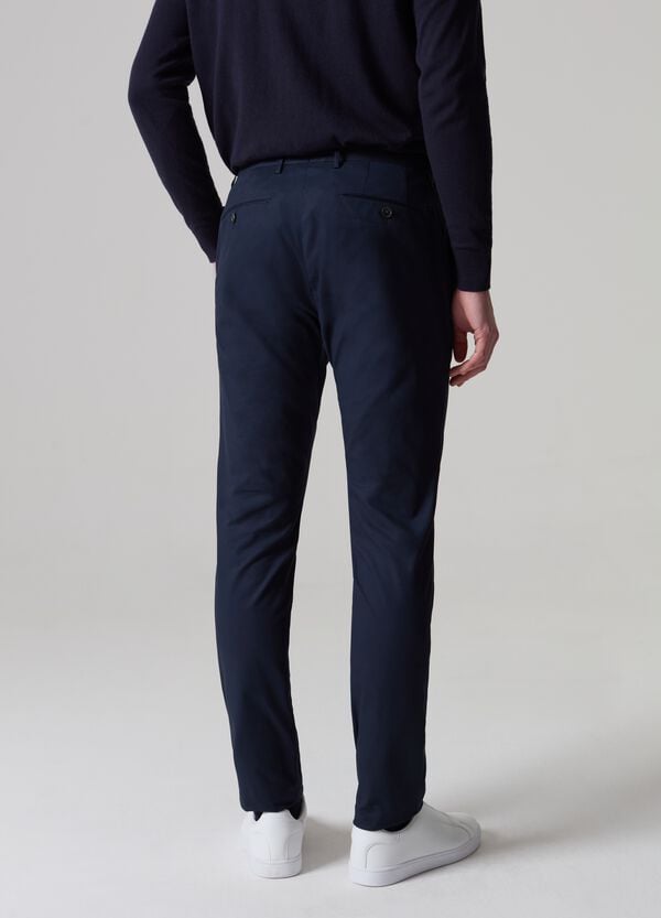 Ovs Pantaloni Chino In Cotone Stretch PIOMBO