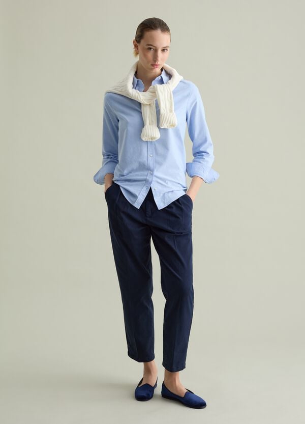 Ovs Pantaloni chino in cotone stretch