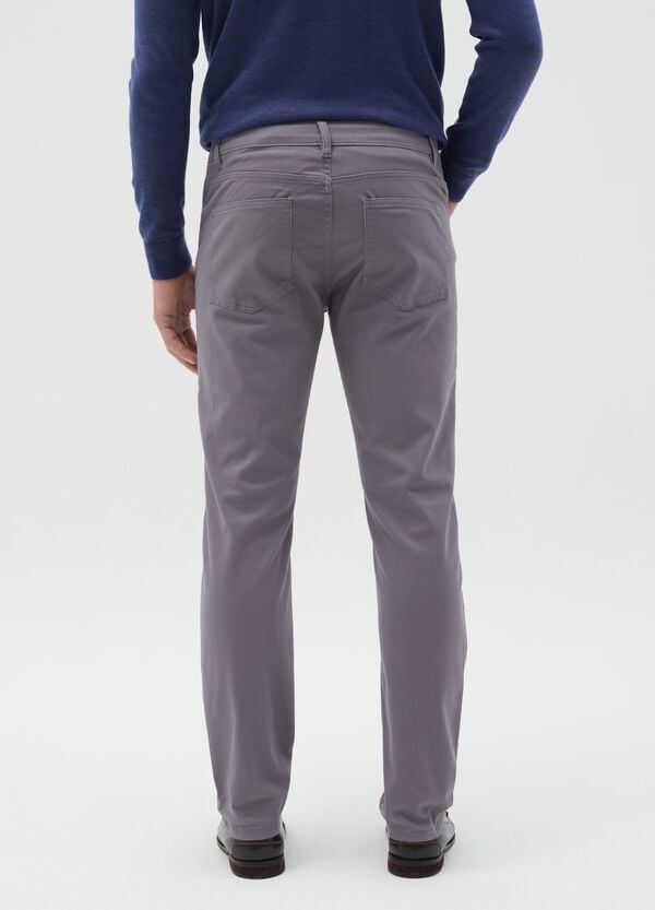 Ovs Pantaloni Chino Regular Fit Micro Fantasia