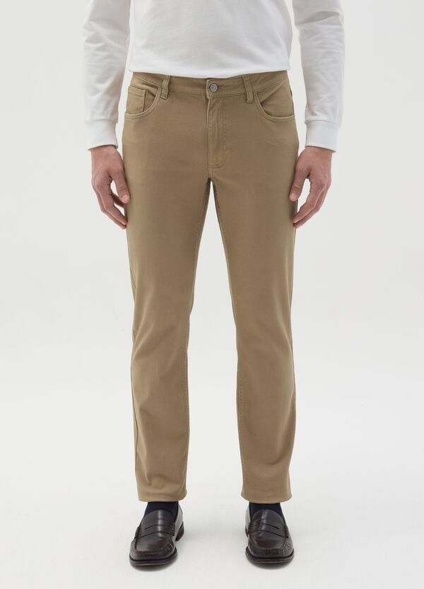 Ovs Pantaloni Chino Regular Fit Micro Fantasia