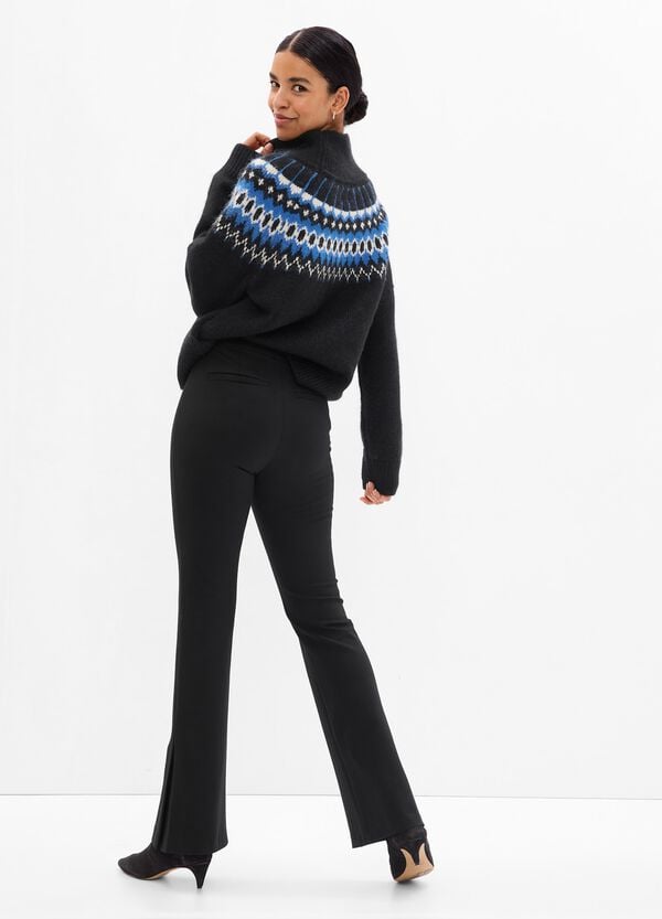 Ovs Pantaloni Flare Fit Con Spacchi