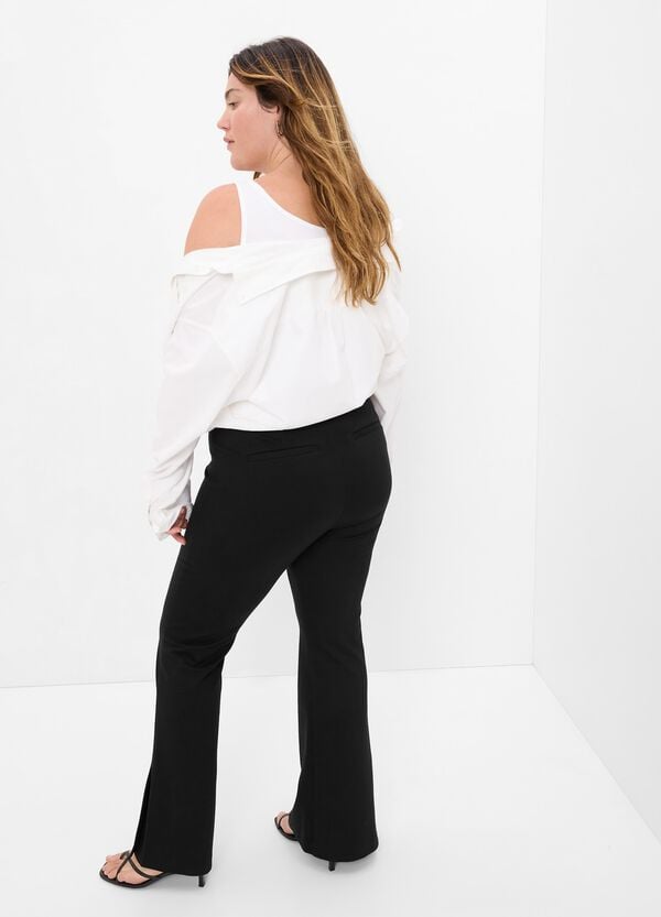 Ovs Pantaloni Flare Fit Con Spacchi