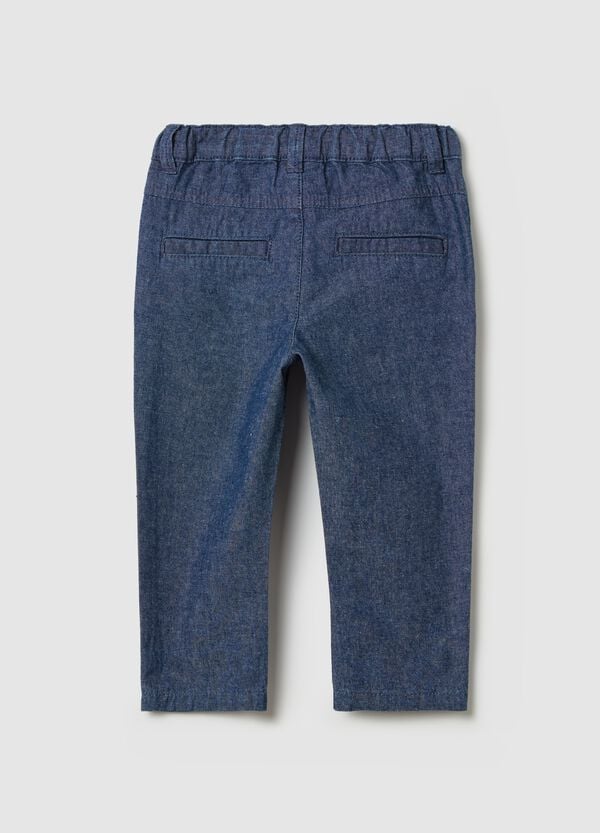 Ovs Pantaloni In Cotone Con Tasche