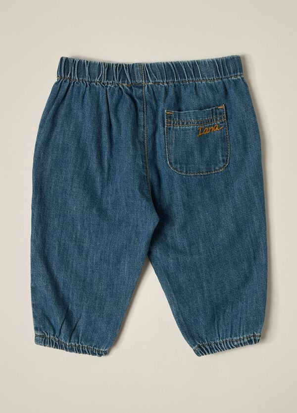 Ovs Pantaloni In Denim Di Puro Cotone IANA Neonato