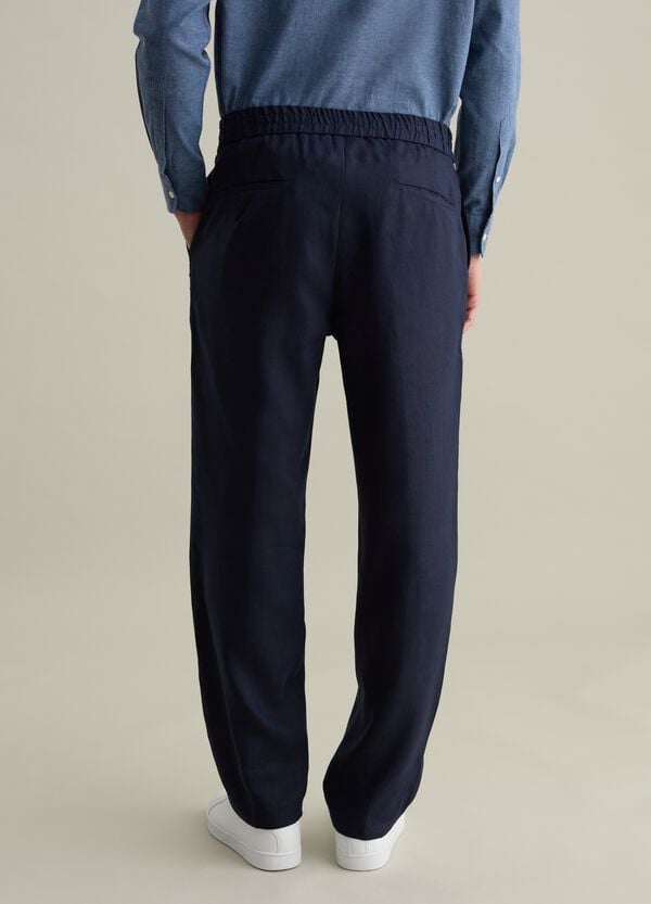 Ovs Pantaloni In Lino Contemporary