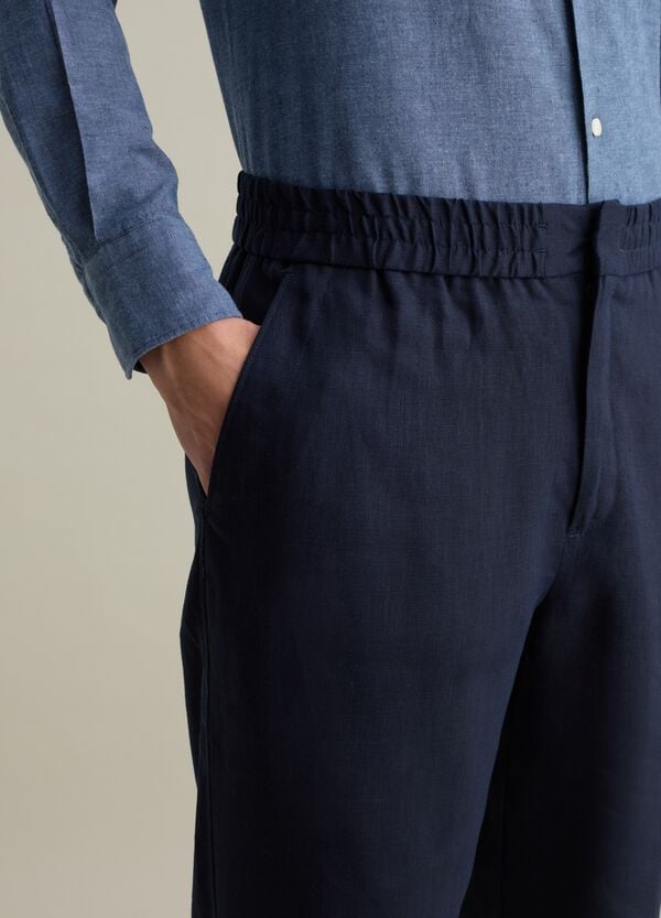 Ovs Pantaloni In Lino Contemporary