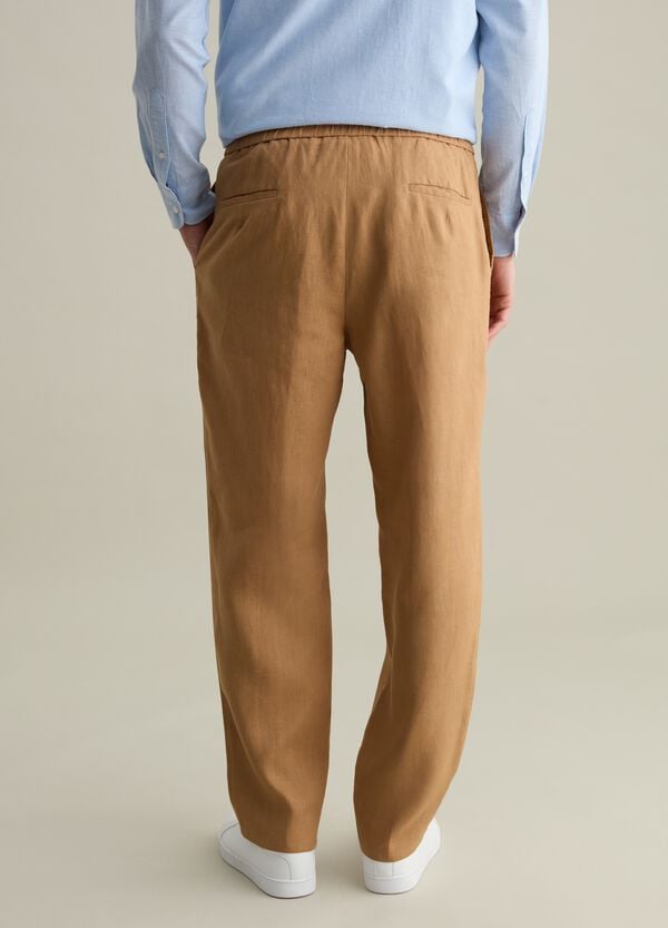 Ovs Pantaloni In Lino Contemporary