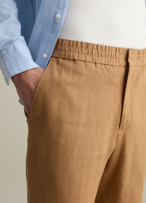 Ovs Pantaloni In Lino Contemporary