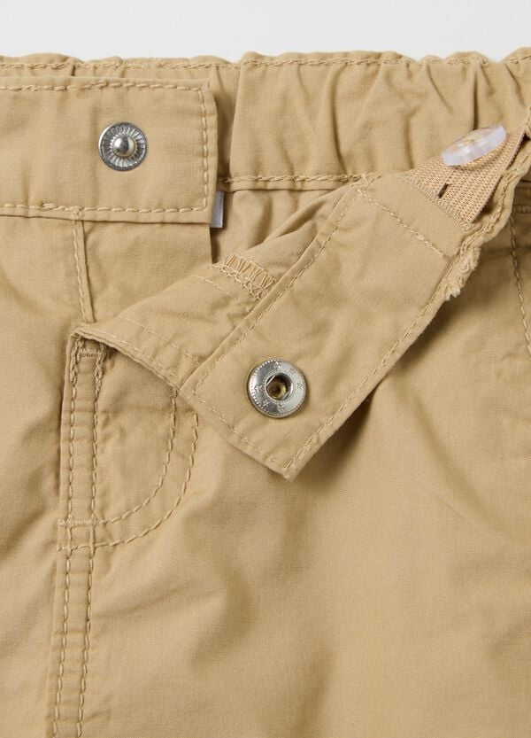 Ovs Pantaloni In Popeline Con Profili Elasticati