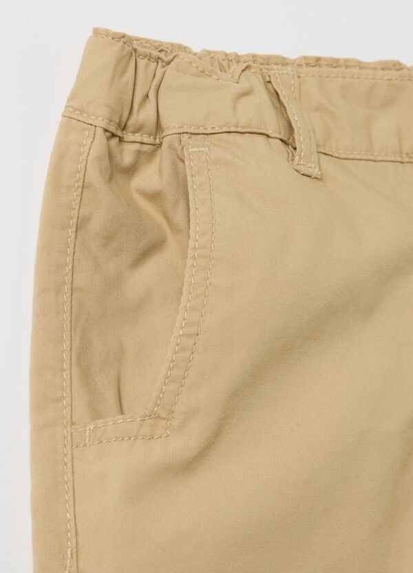 Ovs Pantaloni In Popeline Con Profili Elasticati