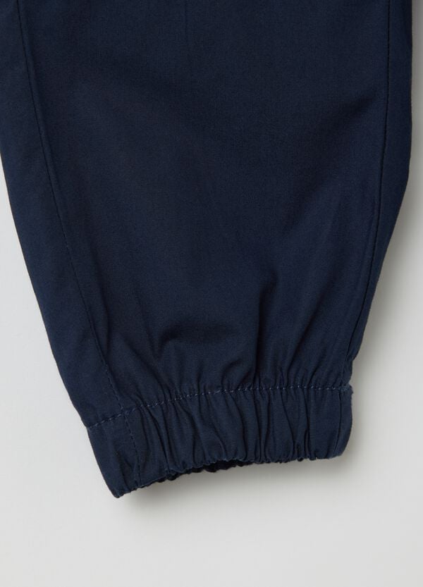 Ovs Pantaloni In Popeline Con Profili Elasticati