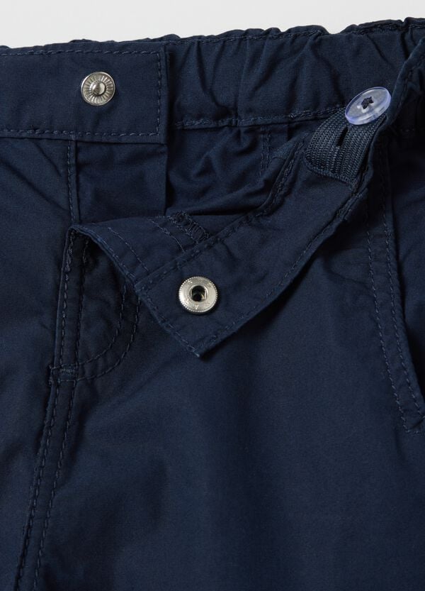 Ovs Pantaloni In Popeline Con Profili Elasticati