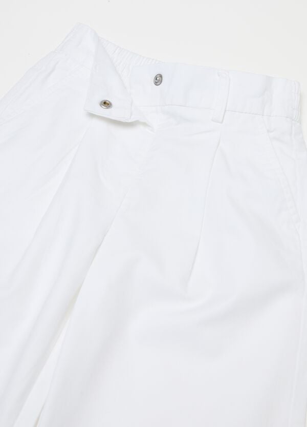 Ovs Pantaloni In Twill Di Cotone E Lyocell