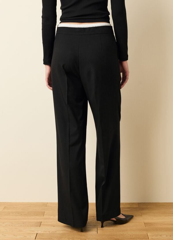 Ovs Pantaloni Jogger A Gamba Larga Con Coulisse