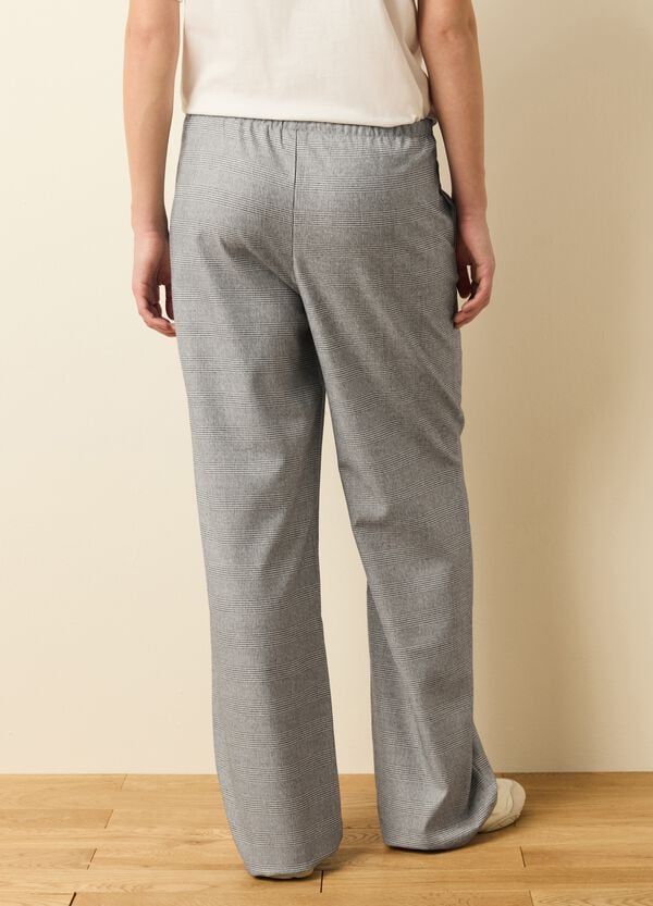 Ovs Pantaloni Jogger Fantasia Principe Di Galles