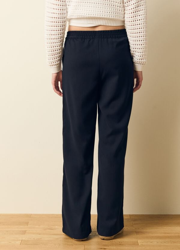 Ovs Pantaloni Pull-on Con Bande A Contrasto