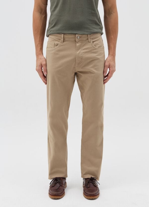 Ovs Pantaloni Regular Fit Cinque Tasche