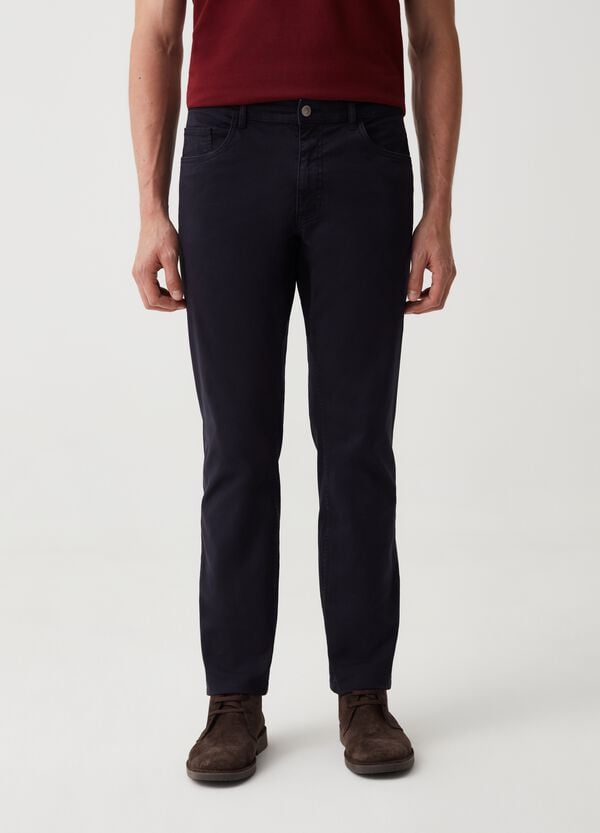 Ovs Pantaloni Regular Fit Cinque Tasche