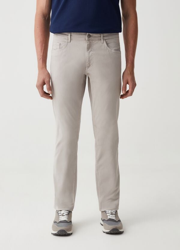 Ovs Pantaloni Regular Fit Cinque Tasche